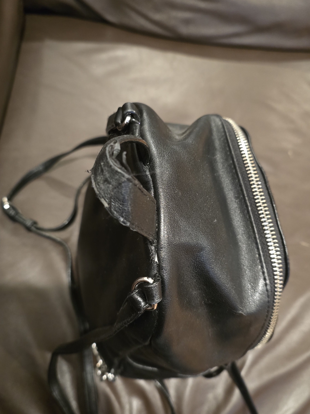 Victoria's Secret Black Studded Mini Backpack - Picture 6 of 9